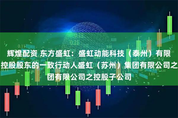 辉煌配资 东方盛虹：盛虹动能科技（泰州）有限公司系公司控股股东的一致行动人盛虹（苏州）集团有限公司之控股子公司
